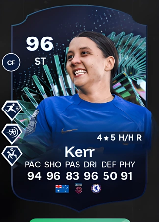 Unlock the Power: Acquiring Sam Kerr's TOTS Moments Card in FC 24