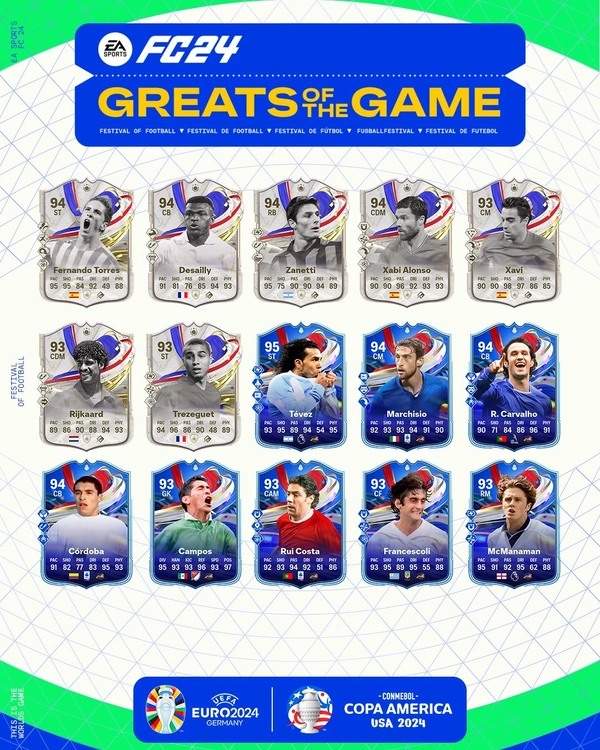 Greats of the Game Heros Team 2