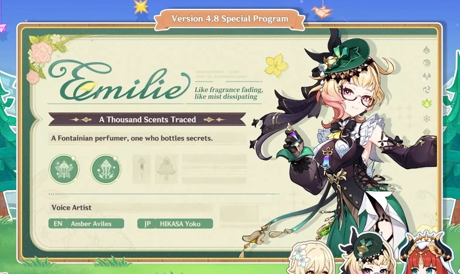 Image of genshin new character emilie