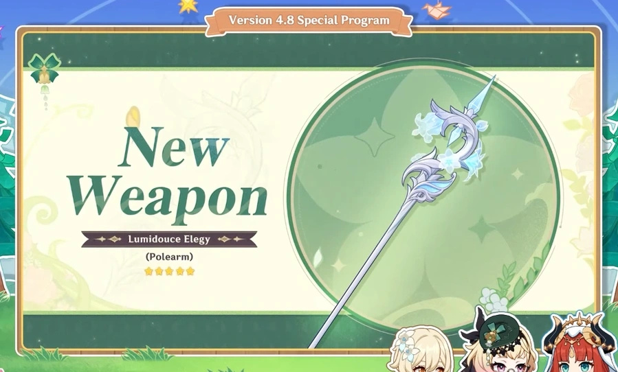 Image of genshin new weapon for emilie