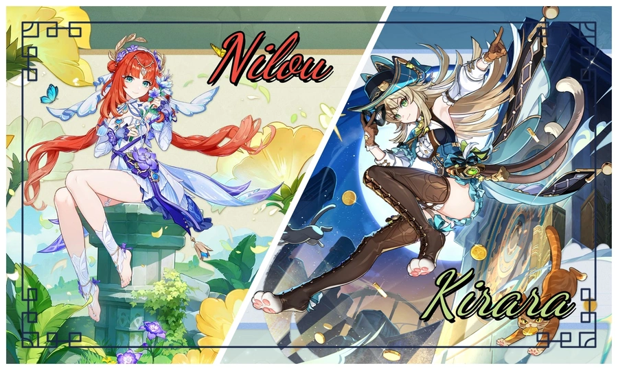 nilou and kirara skins