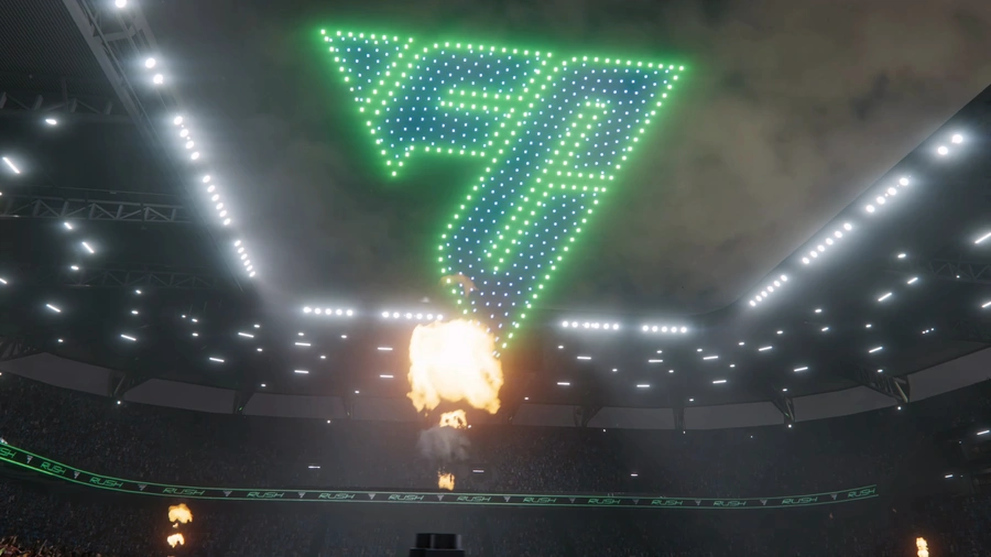 fc25 logo drone show