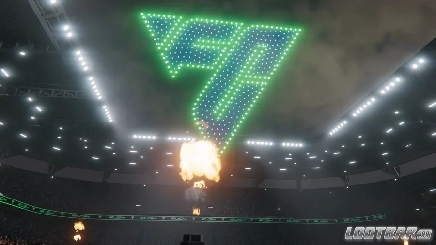 fc25 logo drone show