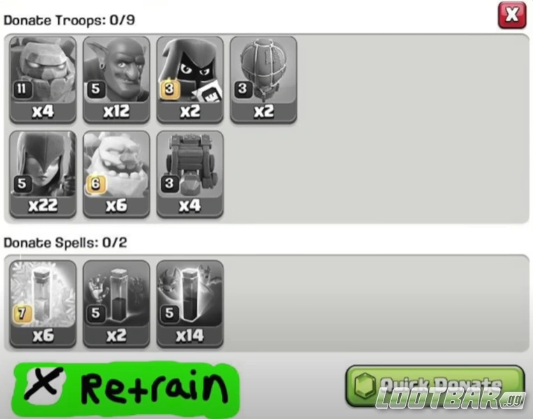 Troop Retrain