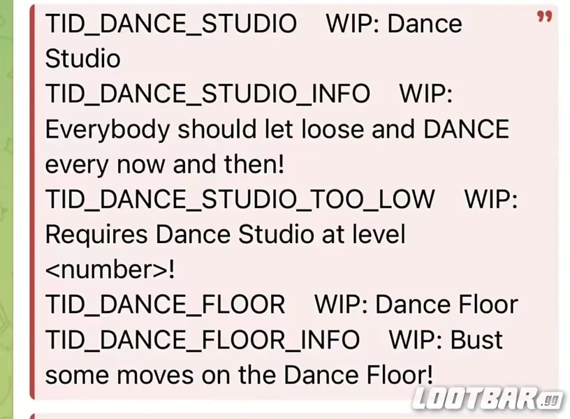 Dance studio leaks info dance floor