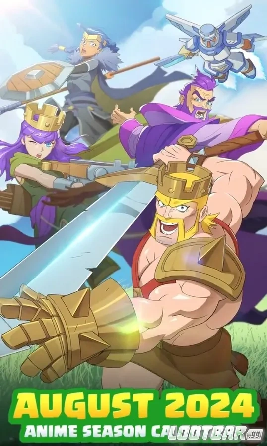 Clash of Clans Anime Season Calendar