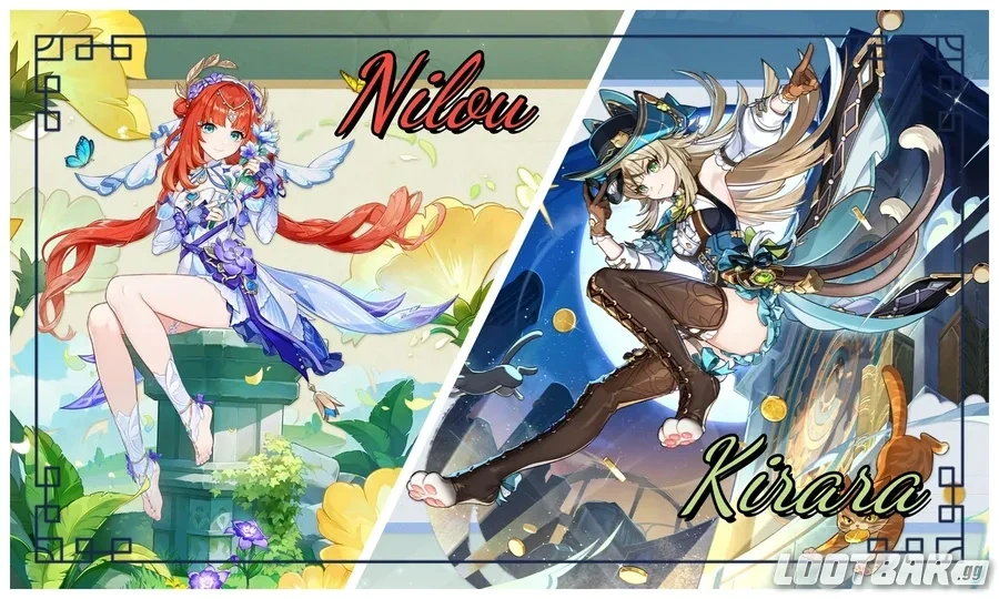 nilou and kirara skins