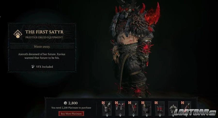 Druid WoW Skin Set – Xavius