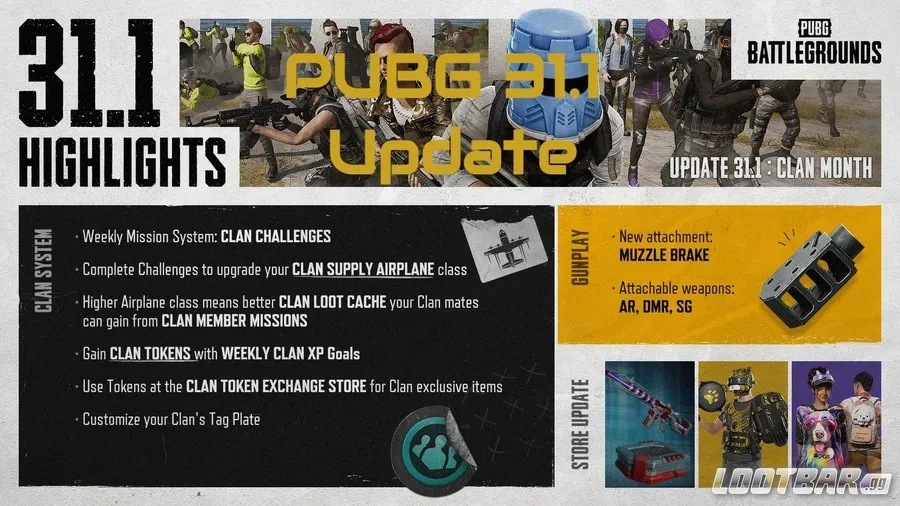 pubg 31.1 update highlights