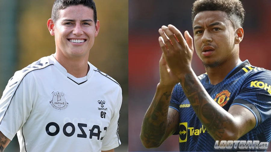 James Rodriguez Jesse Lingard