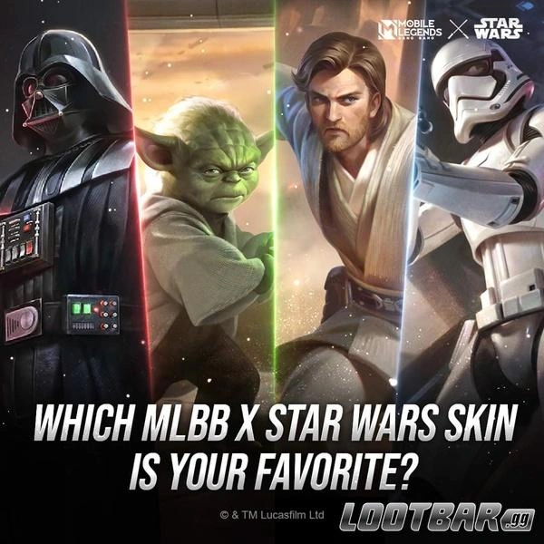 mobile egends bang bang and star wars