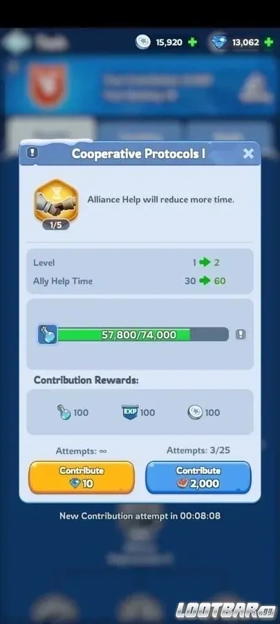 Alliance Tech Contributions