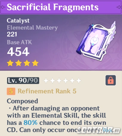 genshin impact- sacrificial fragments