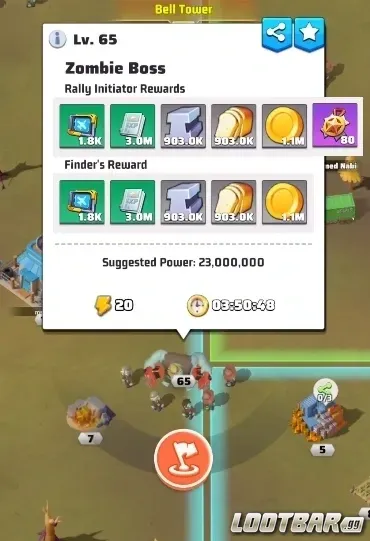 Your targets for Zombie Siege