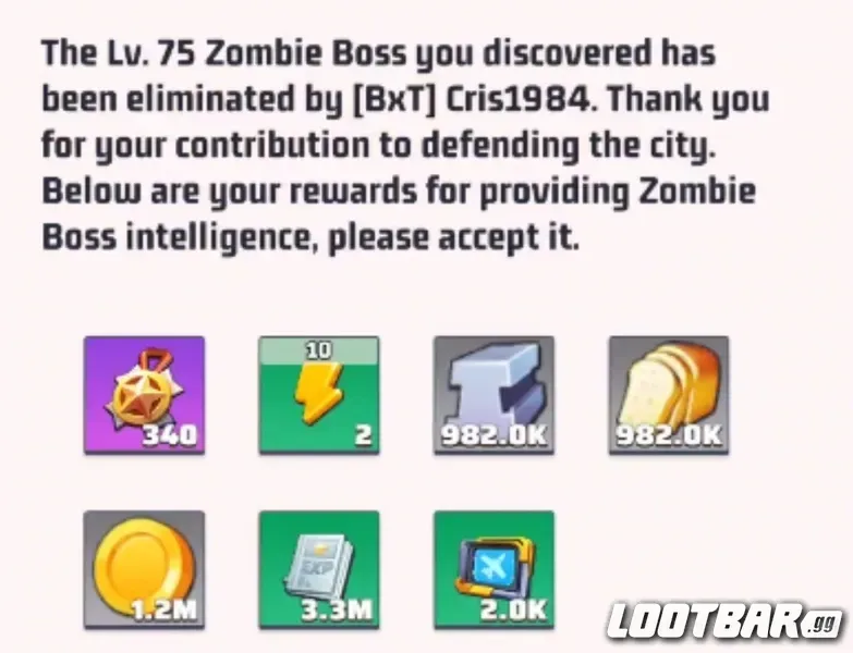 Your targets for Zombie Siege