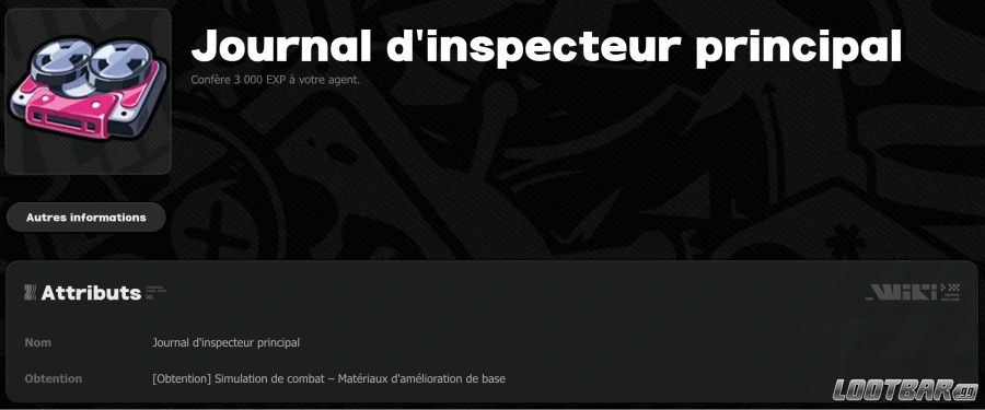 Journal d'Inspecteur Principal