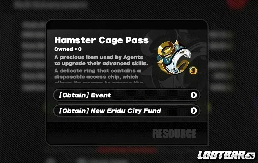 zenless zone zero Hamster Cage Pass