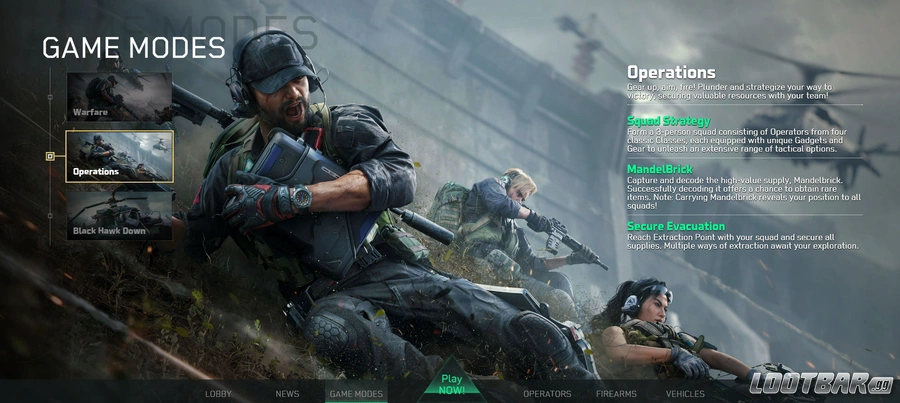 Delta Force’s Game Modes