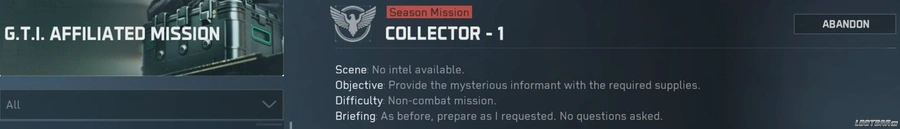 What is Collector Misson