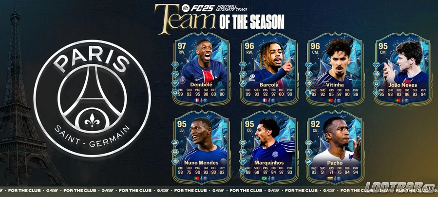 FC25 TOTS PSG