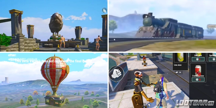 New Spawn Island Loot Blessing Statue, Train, Hot Air Balloon and Merchant