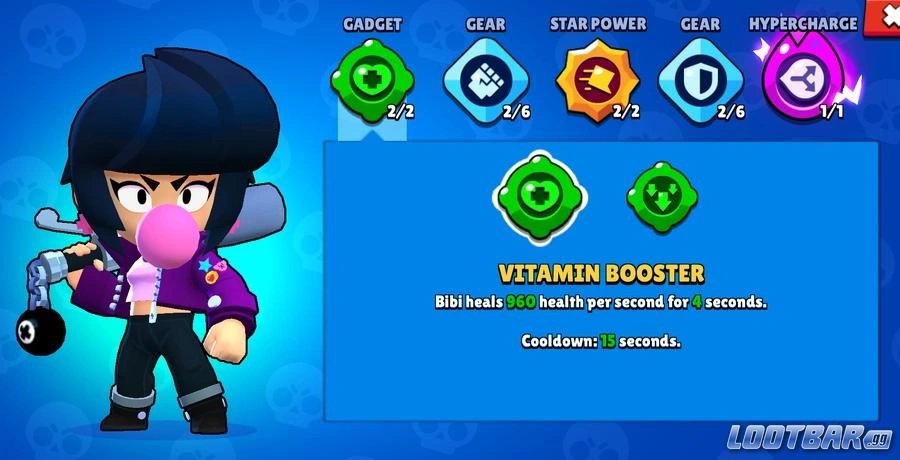 Brawl Stars Gigi Best Gear
