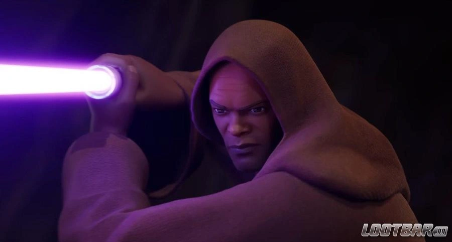 Mace Windu in Fortnite.