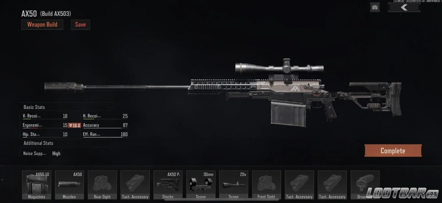 Arena Breakout AX50