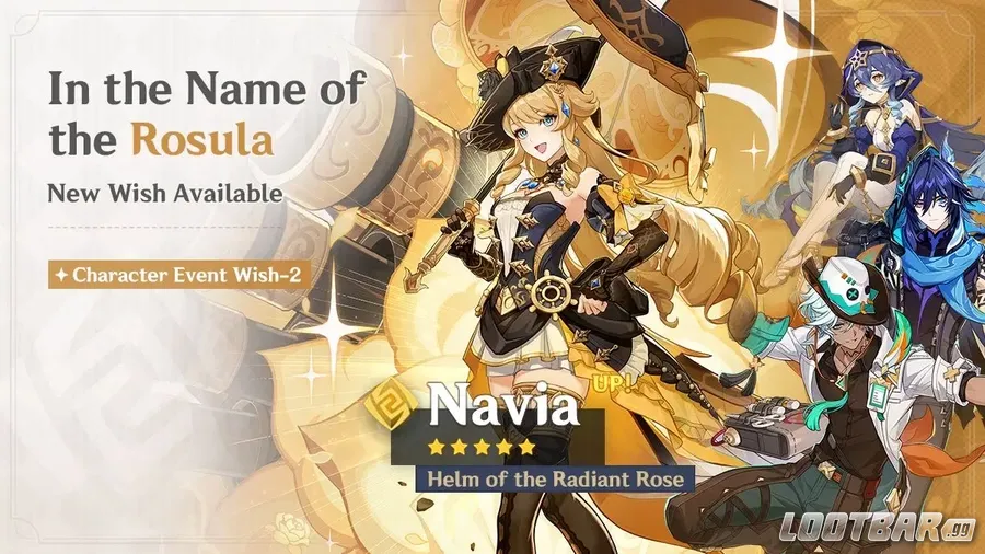Genshin Impact 5.6 banners - Navia banner