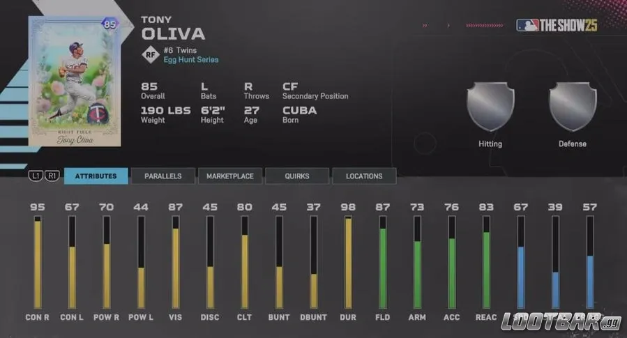 Hitting Attributes