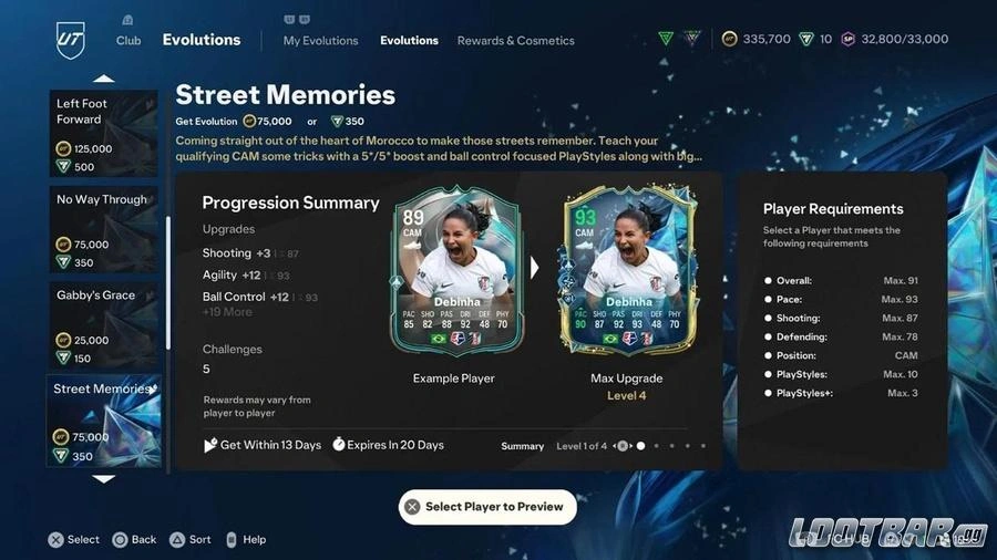 FC 25 Street Memories Evolution