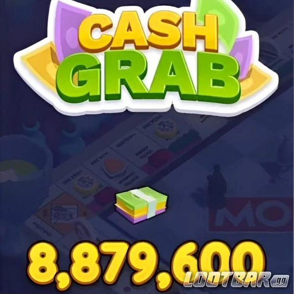 Monopoly Go Cash Grab Event with Time-Limited Cash Collection.