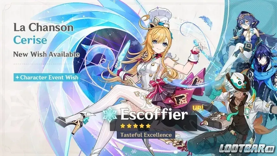 Genshin Impact 5.6 banners - Escoffier banner