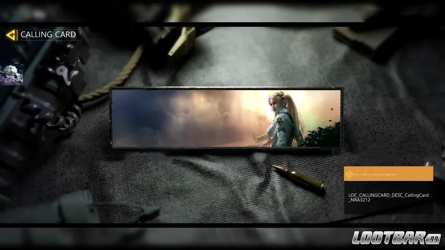 CODM x NieR: Automata Collaboration calling card