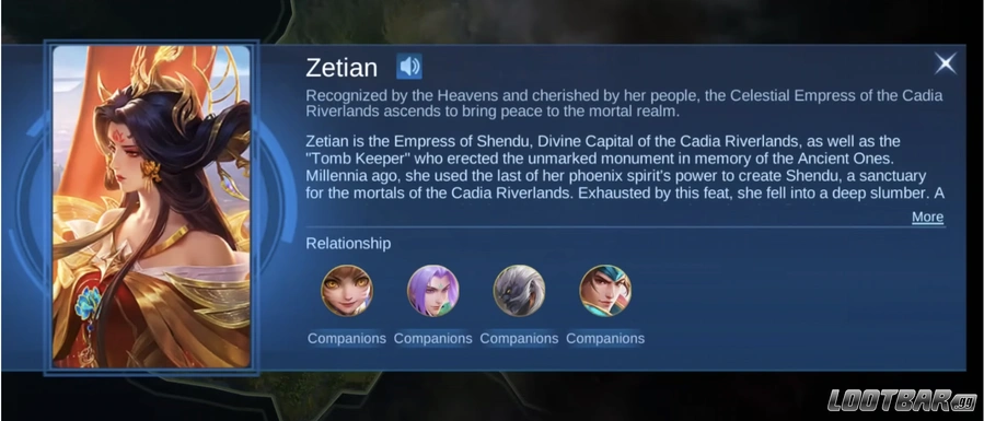 MLBB Zetian introduction