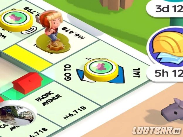 Monopoly Go Jail Token , ready for instant release from jail