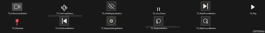 Replay System Icons