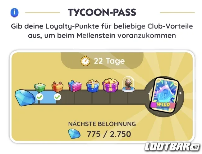 monopoly go tycoon pass