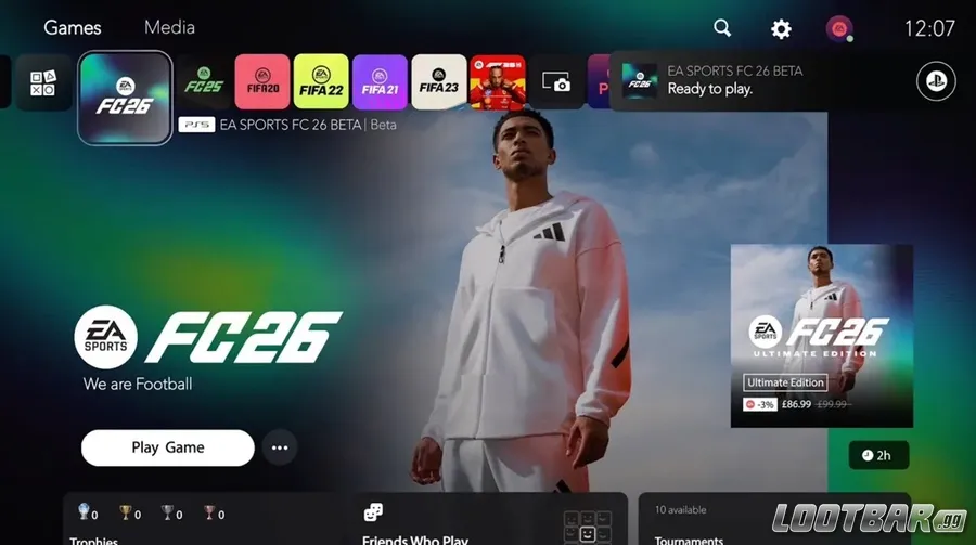 PS5 FC26 Leak
