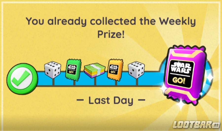 monopoly go weekly rewards