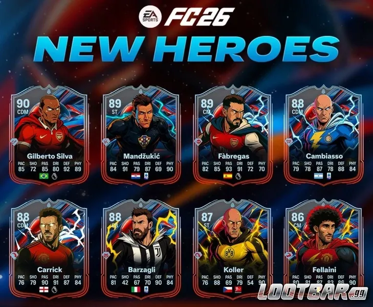 FC25 nouveaux Héros