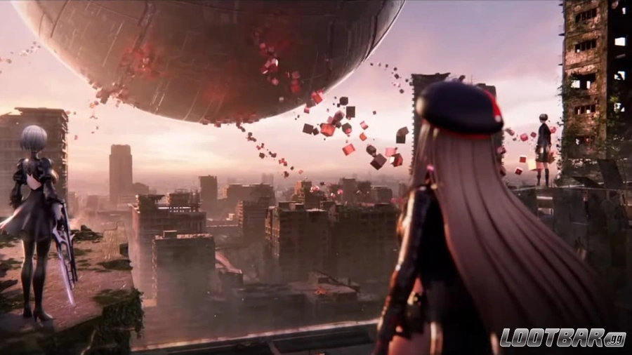 NIKKE x NieR Automata trailer screenshot.