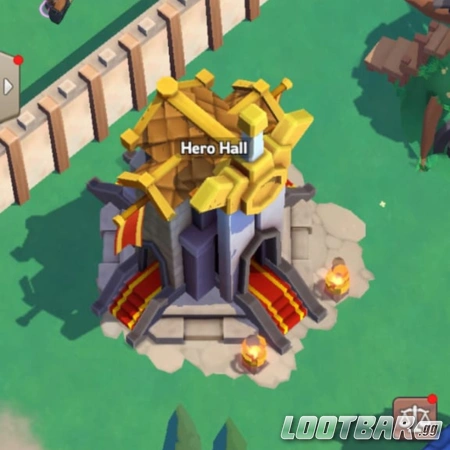  Hero Hall building in Kingshot where players manage and upgrade their heroes.