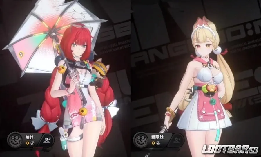 Yuzuha and Alice New Skins