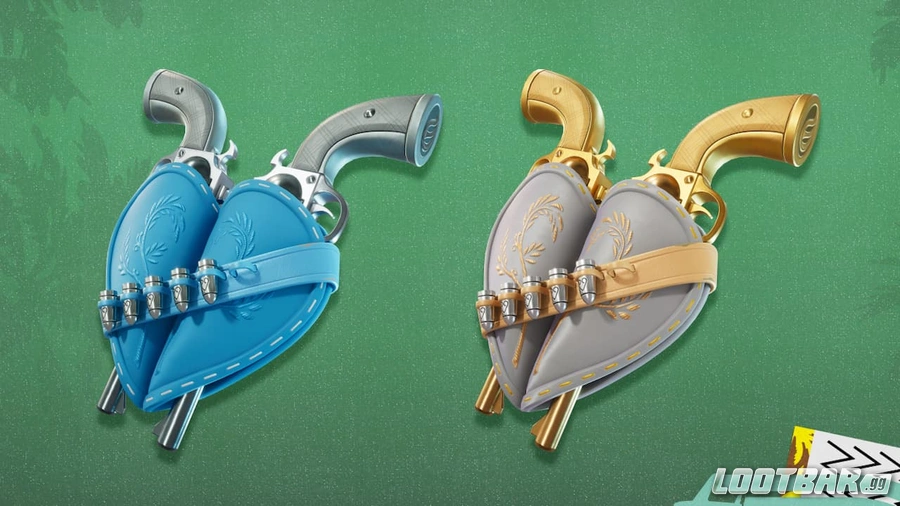 Two Bruno Mars back blings in Fortnite.