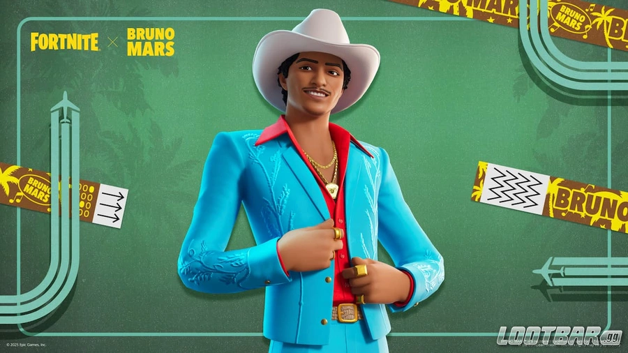 Bruno Mars in Fortnite.