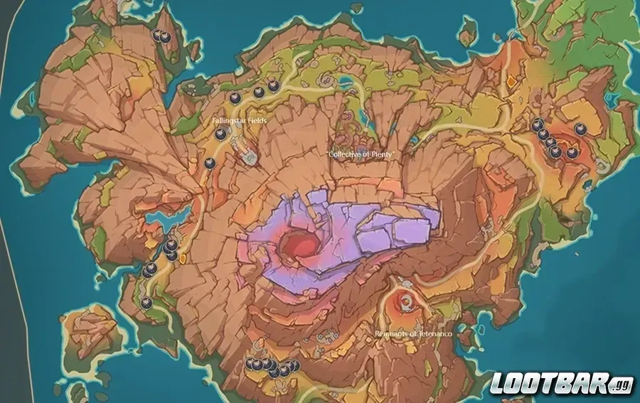 Collecting Spots of Skysplit Gembloom
