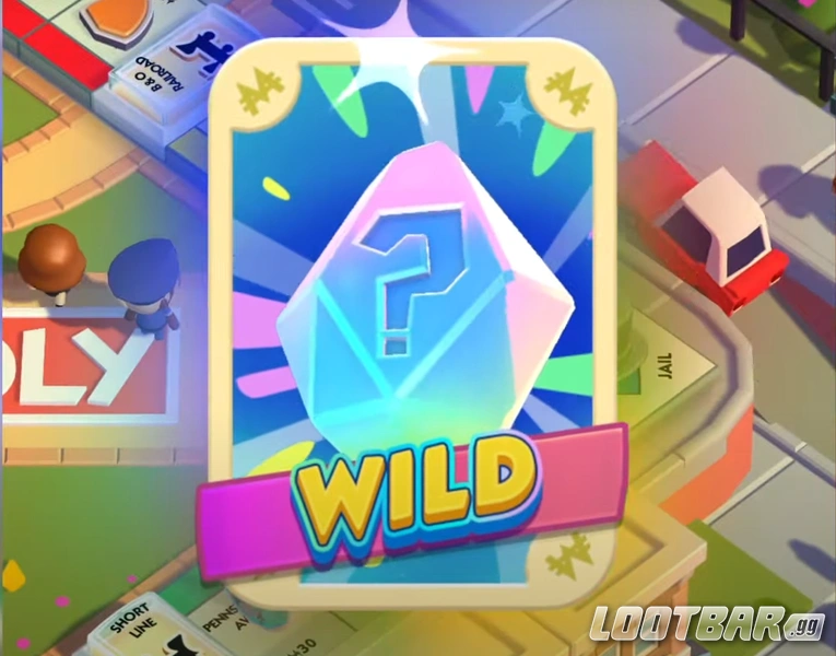 monopoly go wild sticker