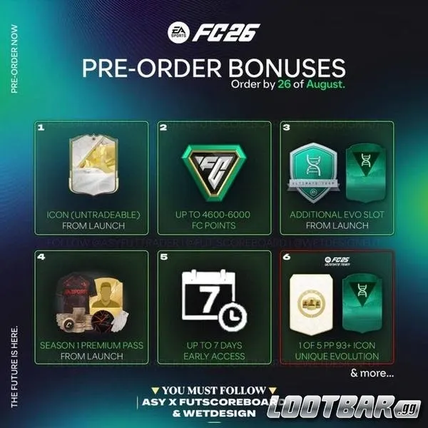 Bonus de précommande FC26