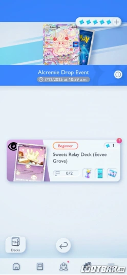 Sweets Relay deck in Pokémon TCG Pocket.